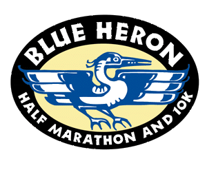 Blue Heron Half Marathon and 10K Run Logo